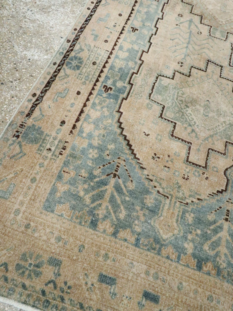 Vintage Persian Afshar Accent Rug, No.28762 - Galerie Shabab