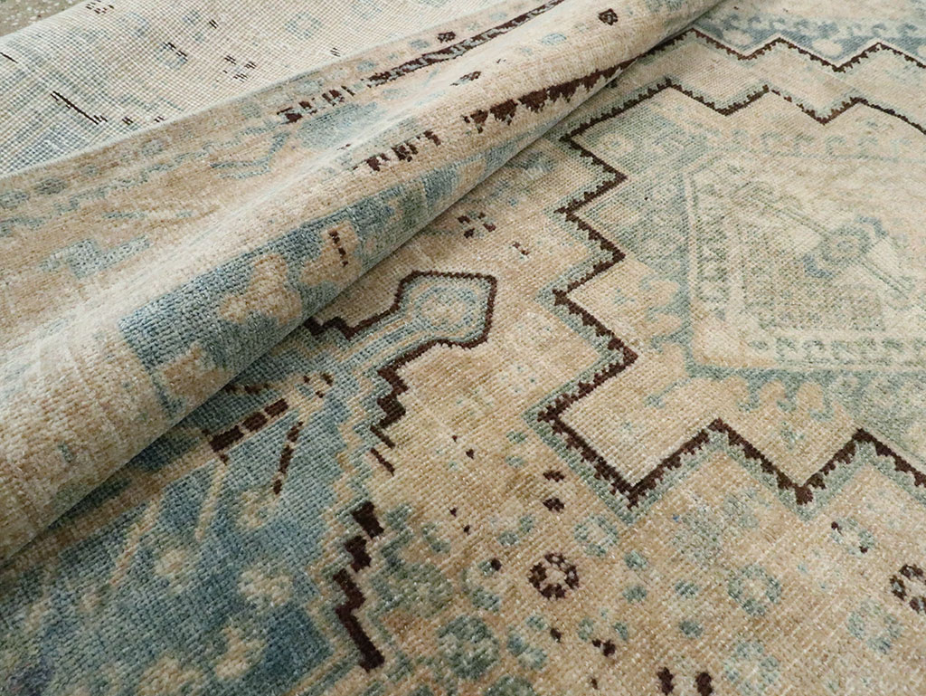 Vintage Persian Afshar Accent Rug, No.28762 - Galerie Shabab