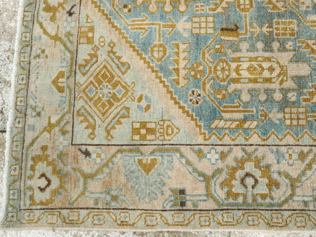 Vintage Persian Malayer Accent Rug, No.28763 - Galerie Shabab