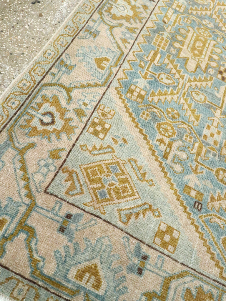 Vintage Persian Malayer Accent Rug, No.28763 - Galerie Shabab