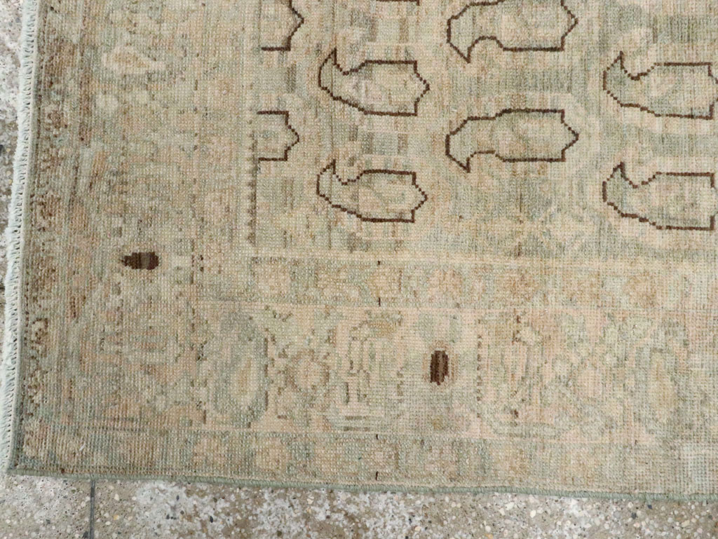 Vintage Persian Malayer Throw Rug, No.28765 - Galerie Shabab