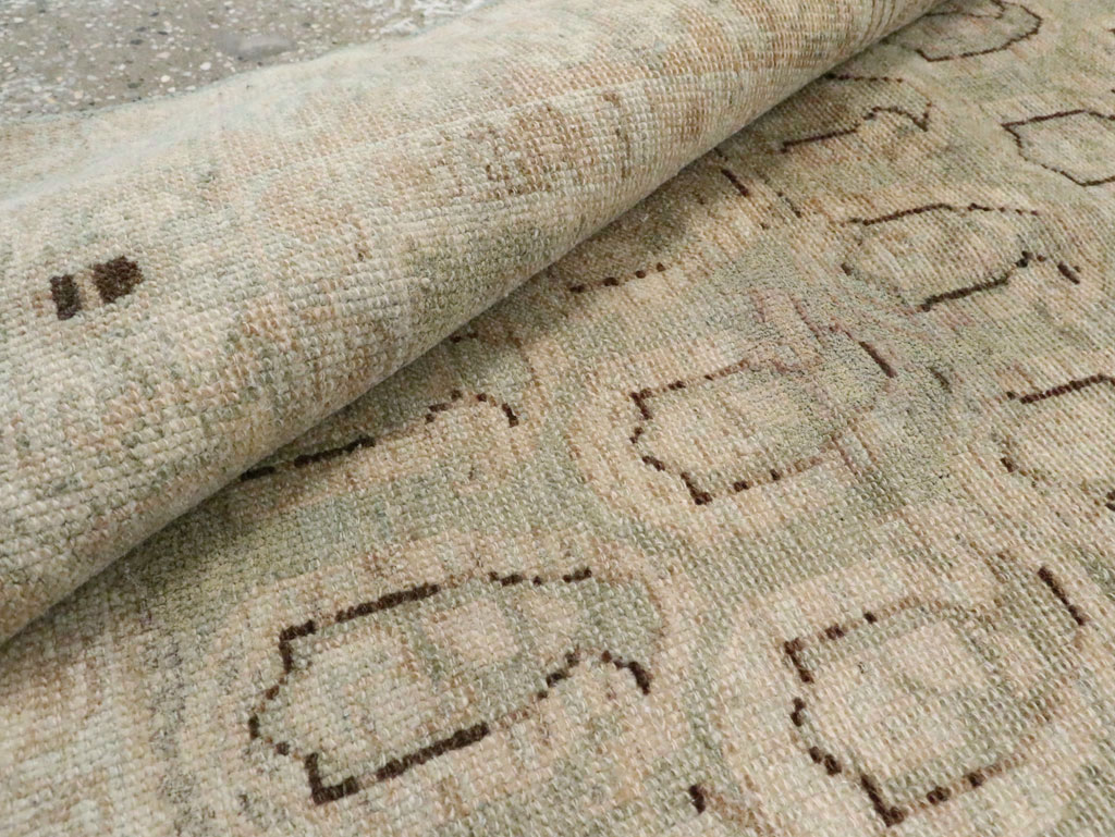 Vintage Persian Malayer Throw Rug, No.28765 - Galerie Shabab