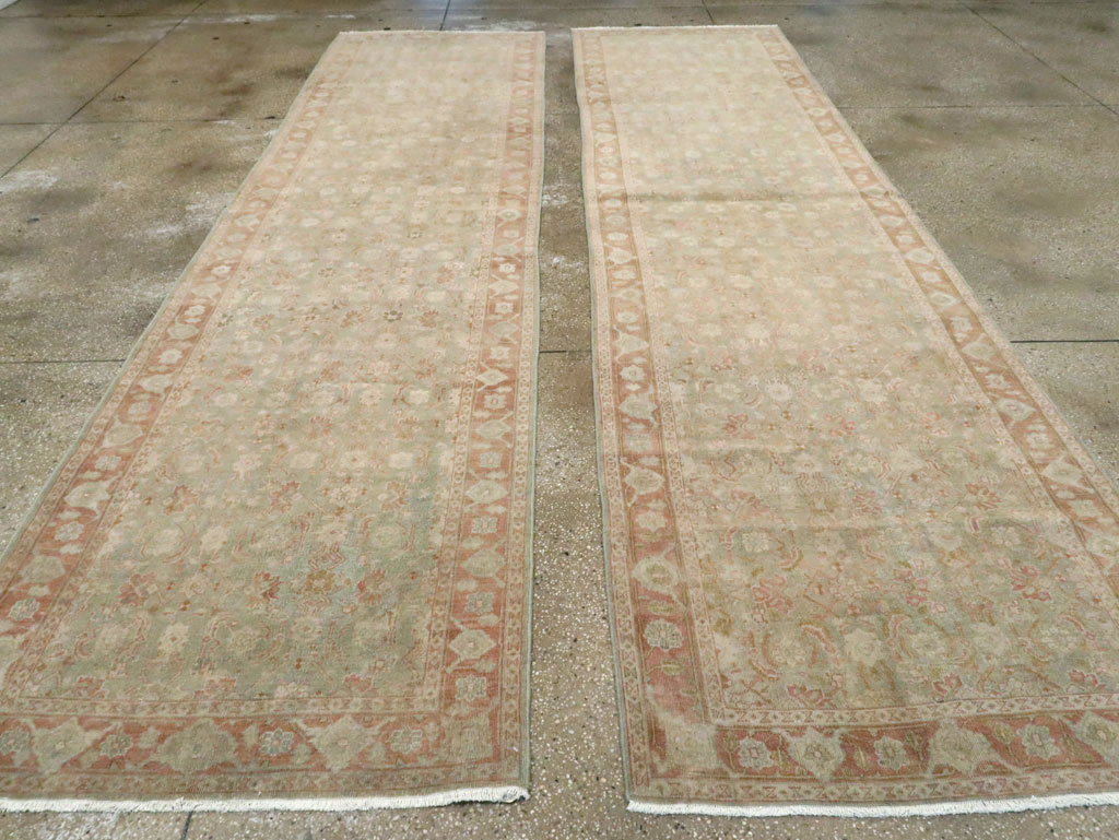 Vintage Persian Tabriz Runner (Pair: 2 of 2), No.28766 - Galerie Shabab