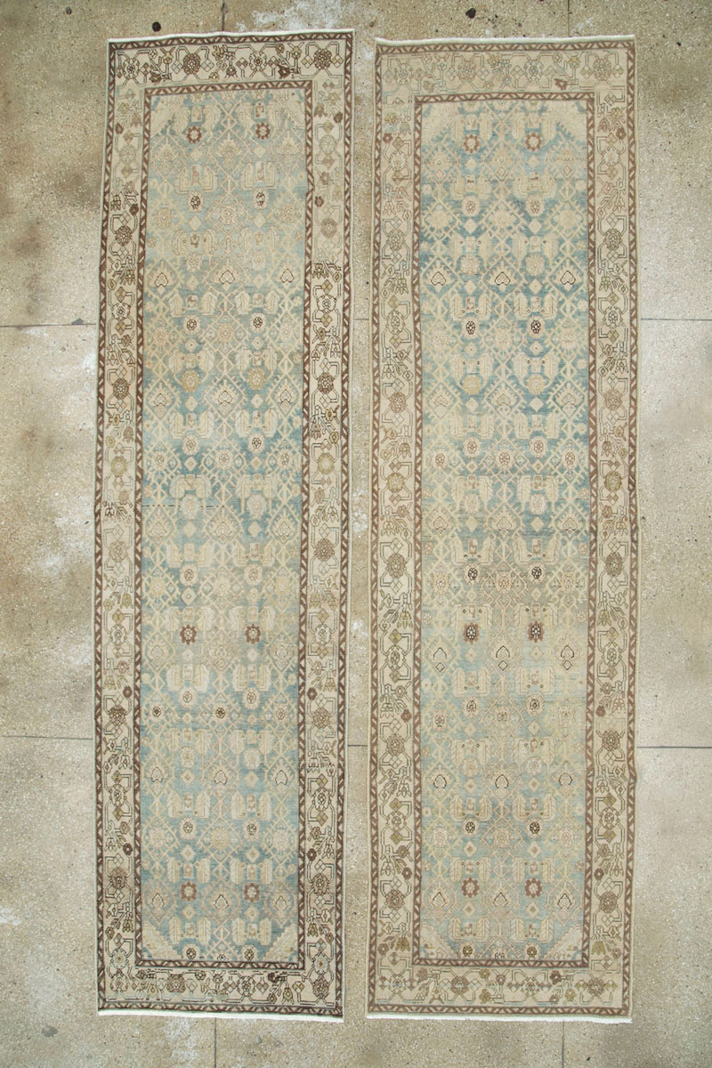 Vintage Persian Malayer Runner (Pair: 2 of 2), No.28768 - Galerie Shabab
