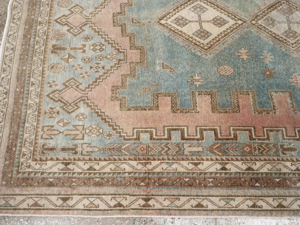 Vintage Persian Afshar Accent Rug, No.28777 - Galerie Shabab