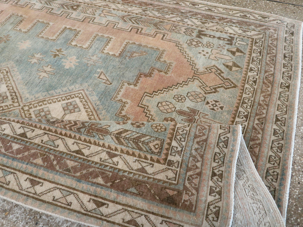 Vintage Persian Afshar Accent Rug, No.28777 - Galerie Shabab