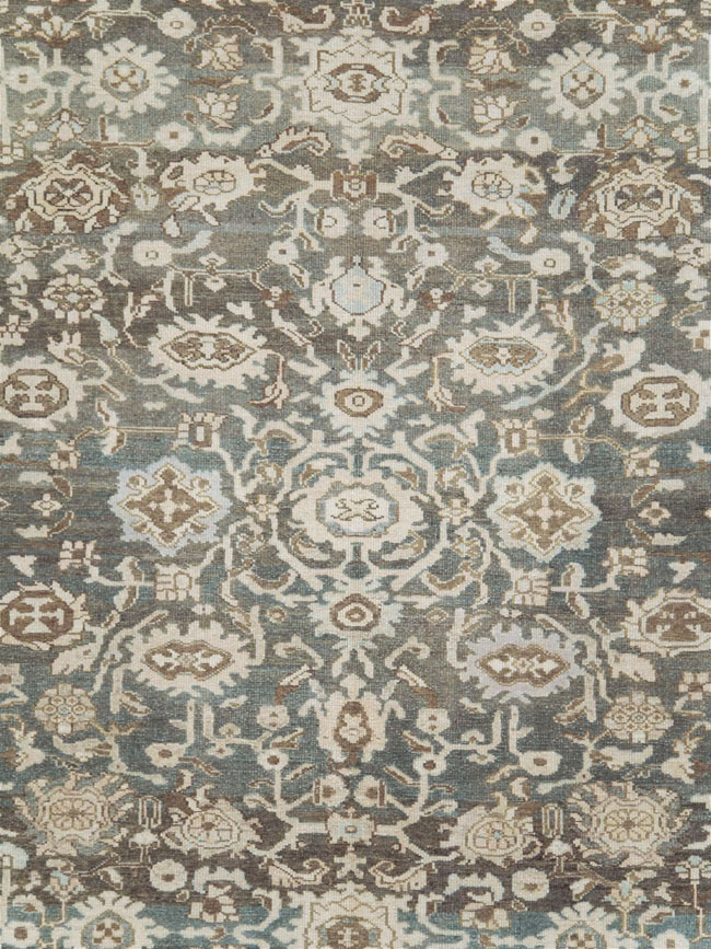 Vintage Persian Malayer Room Size Carpet, No.28781 - Galerie Shabab