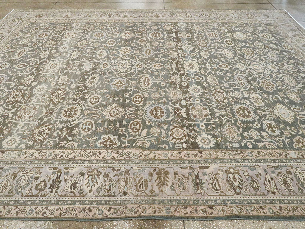 Vintage Persian Malayer Room Size Carpet, No.28781 - Galerie Shabab