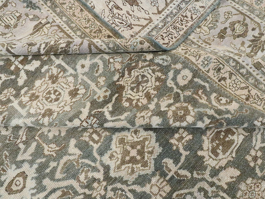 Vintage Persian Malayer Room Size Carpet, No.28781 - Galerie Shabab