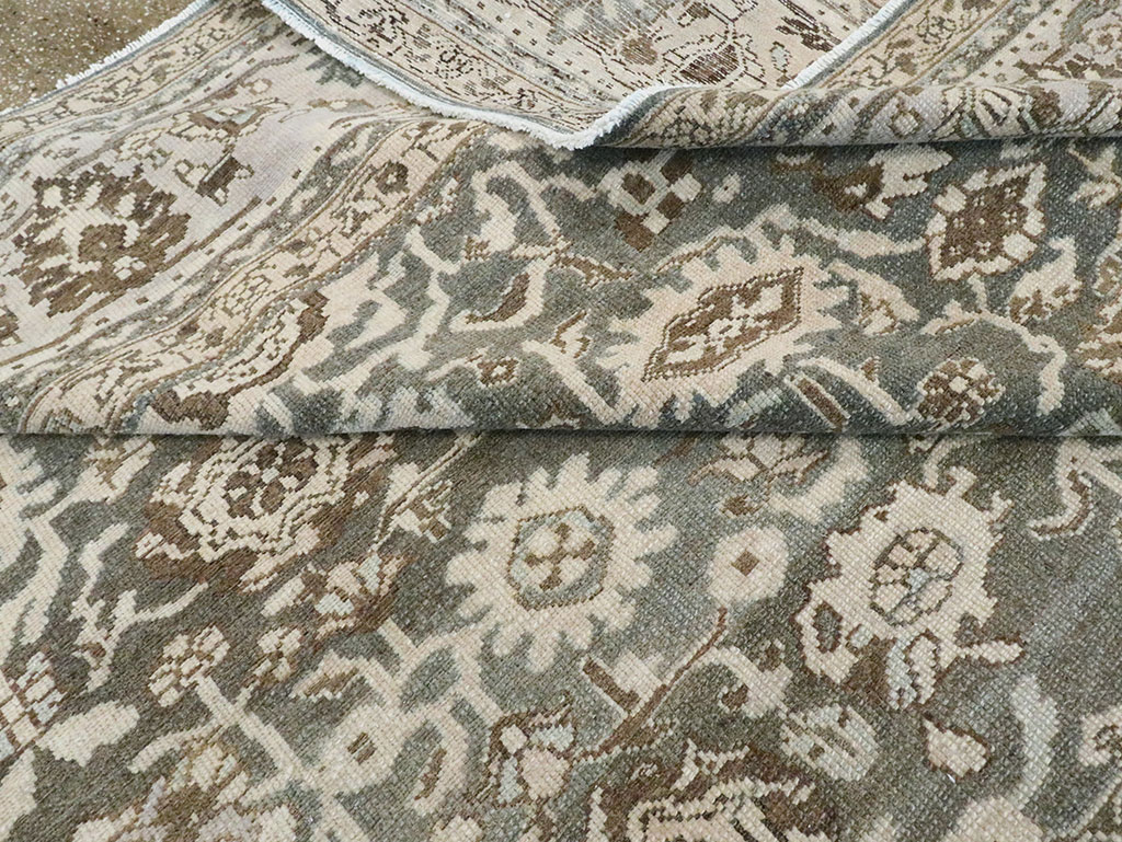 Vintage Persian Malayer Room Size Carpet, No.28781 - Galerie Shabab