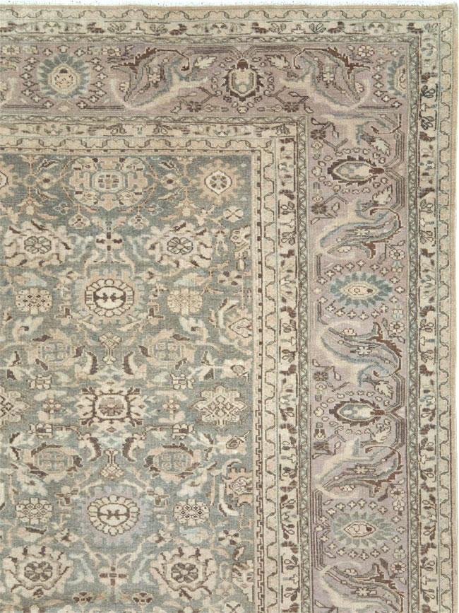 Vintage Persian Malayer Room Size Carpet, No.28782 - Galerie Shabab