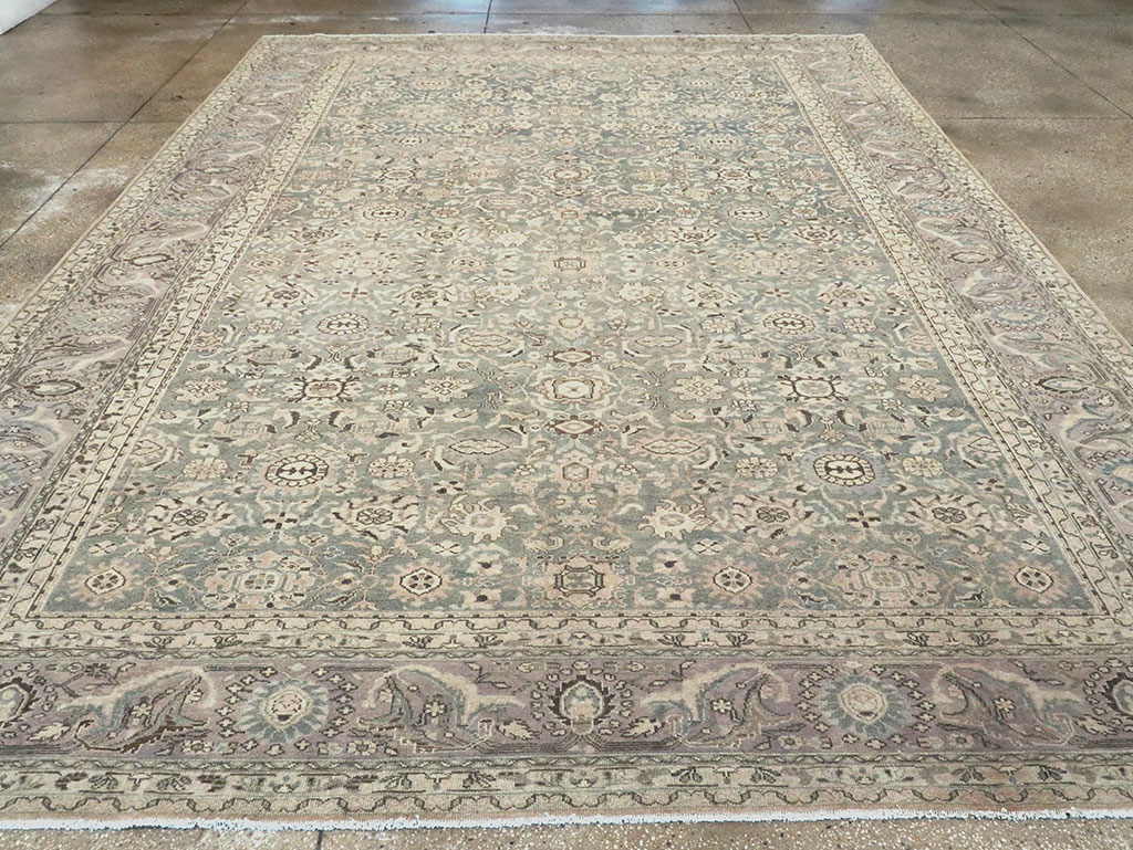 Vintage Persian Malayer Room Size Carpet, No.28782 - Galerie Shabab