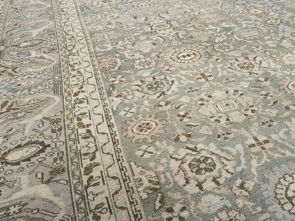 Vintage Persian Malayer Room Size Carpet, No.28782 - Galerie Shabab