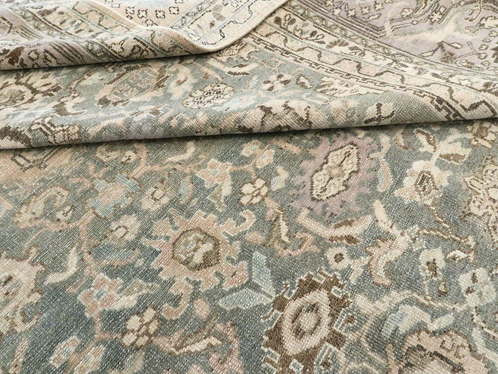 Vintage Persian Malayer Room Size Carpet, No.28782 - Galerie Shabab