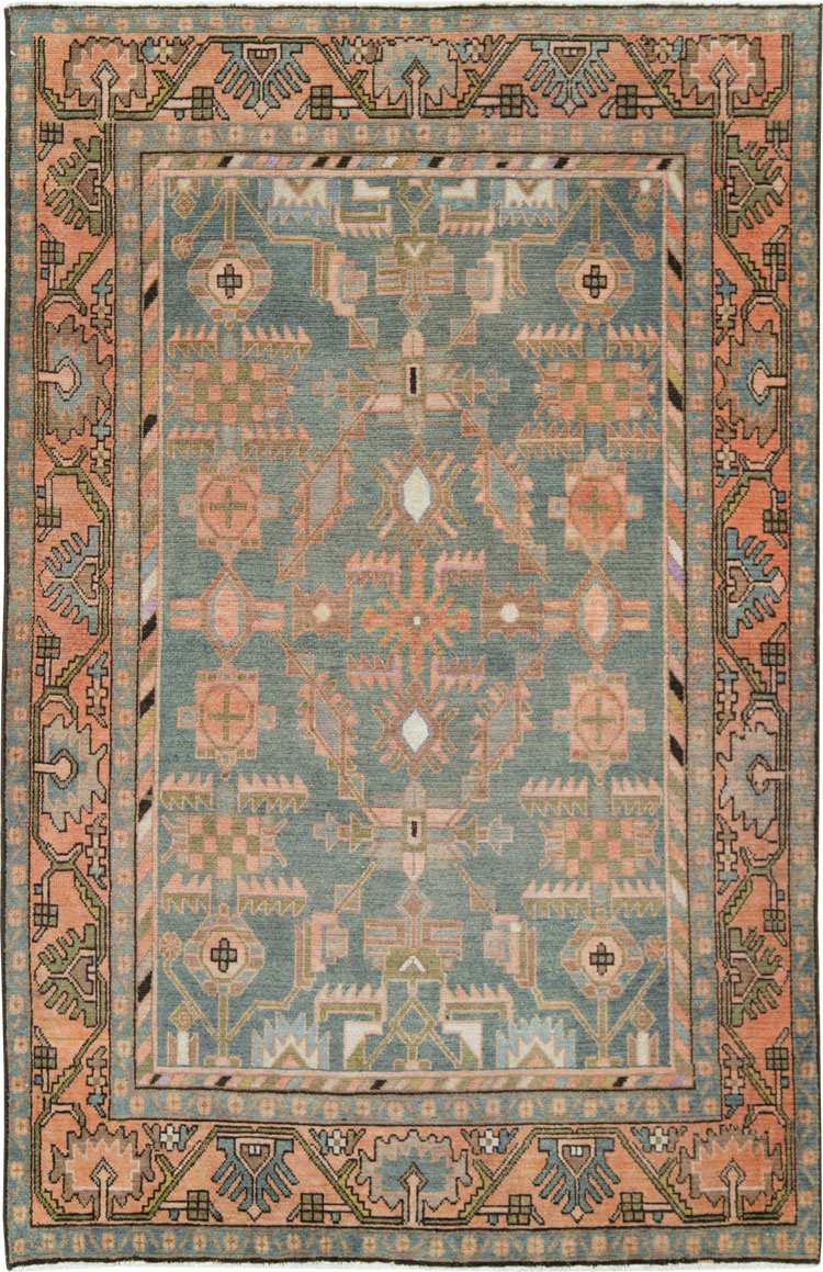 Vintage Persian Malayer Rug, No.28784 - Galerie Shabab