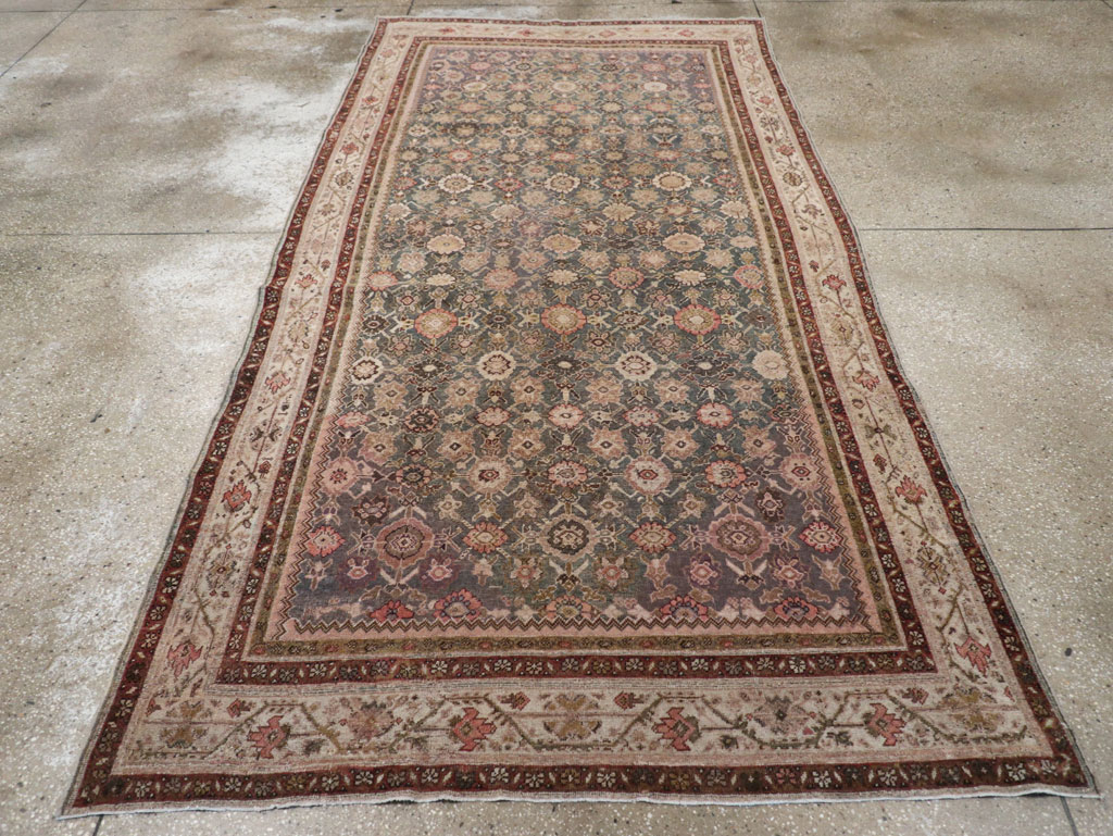 Antique Persian Malayer Gallery Accent Rug, No.28785 - Galerie Shabab