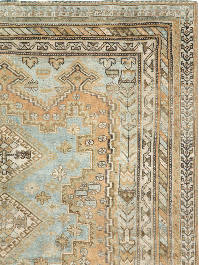 Vintage Persian Afshar Accent Rug, No.28786 - Galerie Shabab