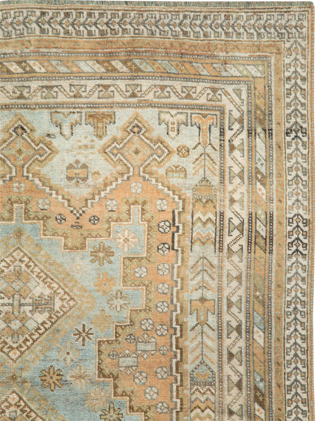 Vintage Persian Afshar Accent Rug, No.28786 - Galerie Shabab
