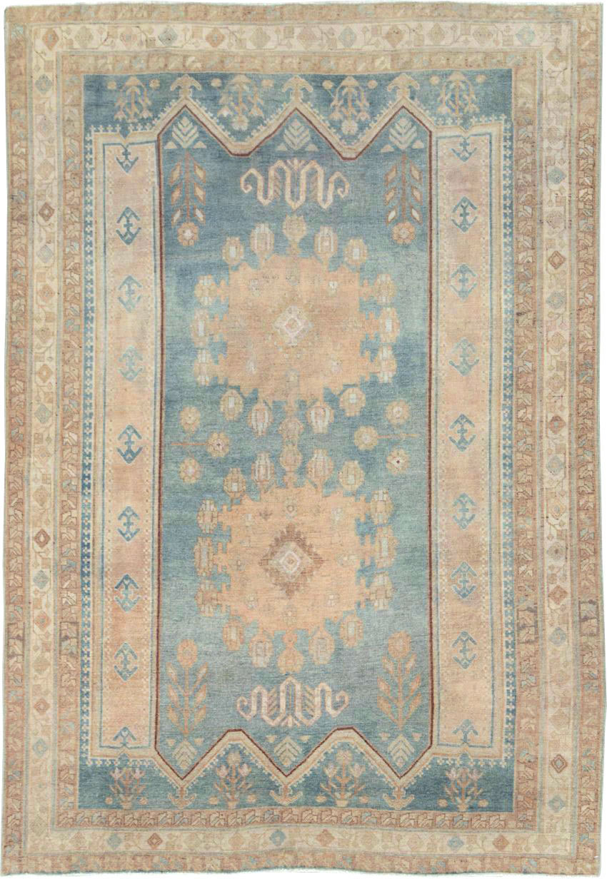 Vintage Persian Afshar Accent Rug, No.28790 - Galerie Shabab