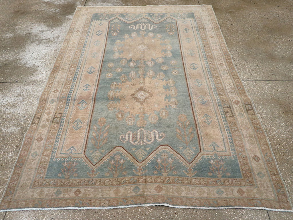 Vintage Persian Afshar Accent Rug, No.28790 - Galerie Shabab