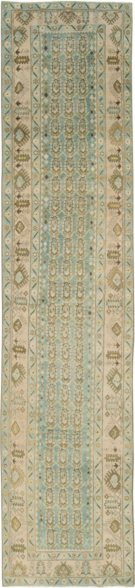 Vintage Persian Malayer Long Runner, No.28791 - Galerie Shabab