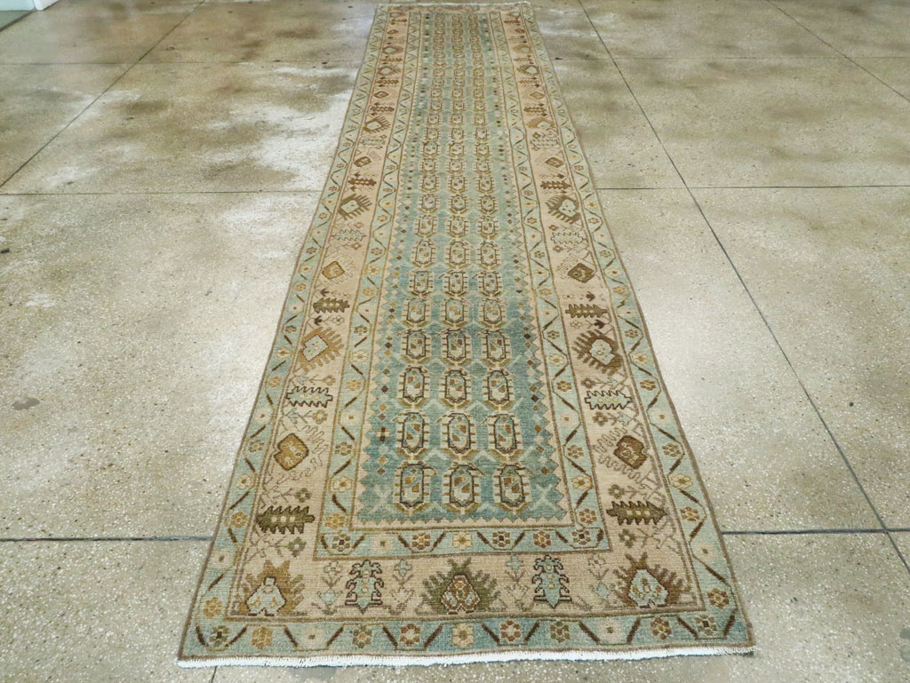 Vintage Persian Malayer Long Runner, No.28791 - Galerie Shabab