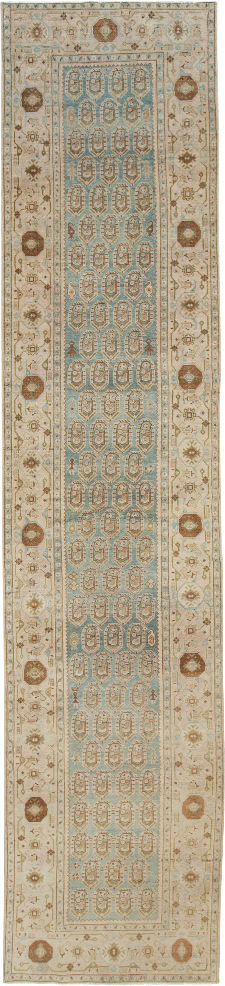 Vintage Persian Malayer Runner, No.28792 - Galerie Shabab