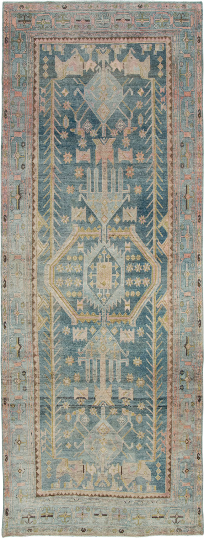 Antique Persian Bidjar Gallery Carpet, No.28793 - Galerie Shabab