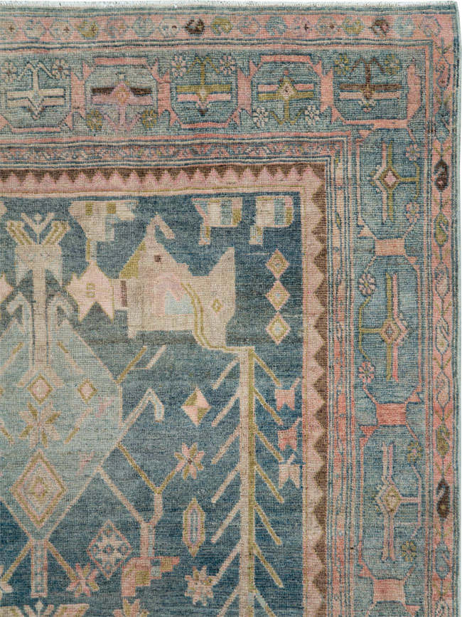 Antique Persian Bidjar Gallery Carpet, No.28793 - Galerie Shabab