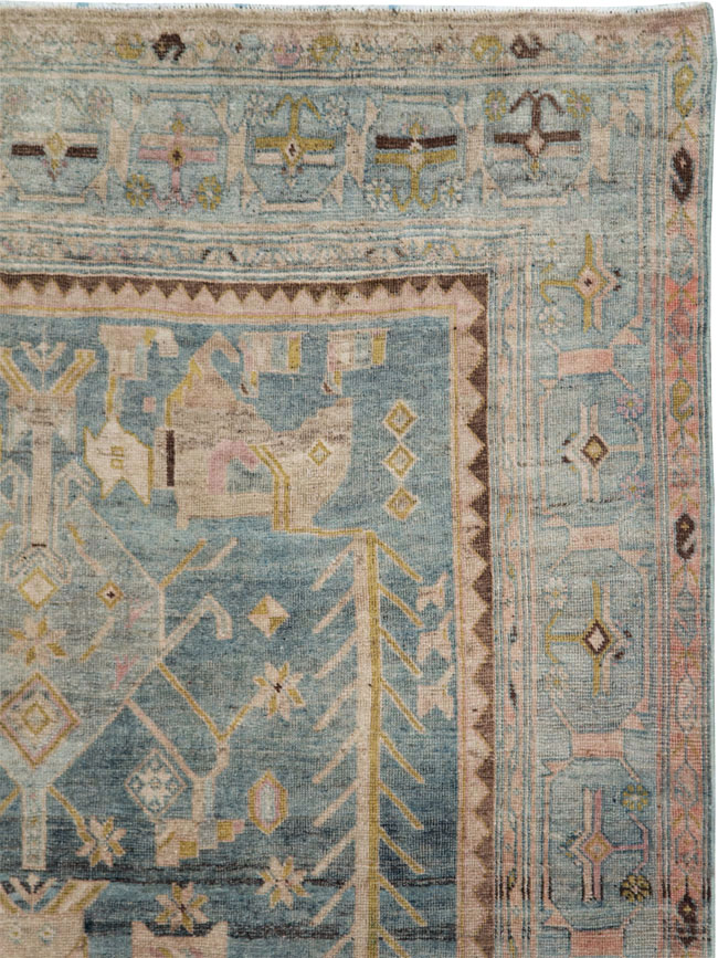 Antique Persian Bidjar Gallery Carpet, No.28793 - Galerie Shabab