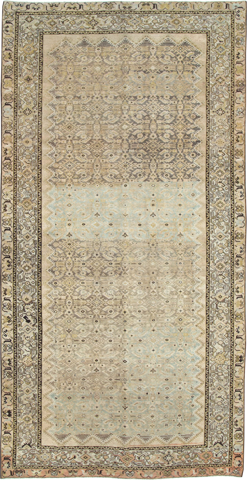 Antique Persian Malayer Gallery Carpet, No.28795 - Galerie Shabab