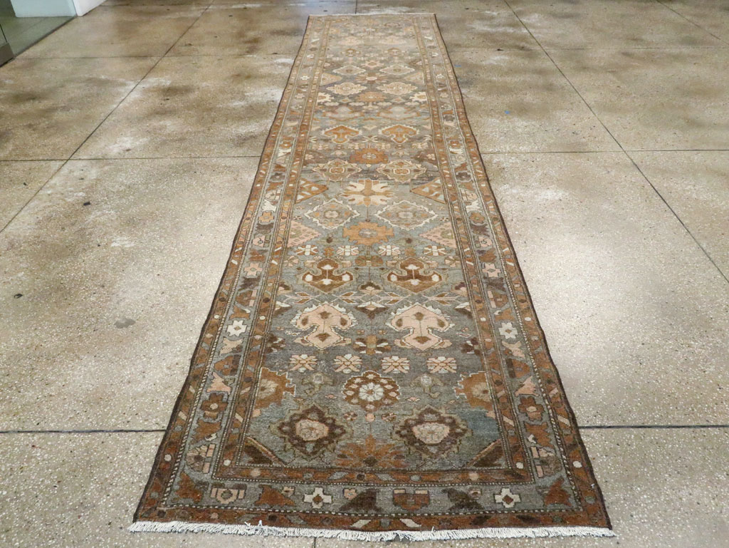 Vintage Persian Malayer Long Runner, No.28801 - Galerie Shabab