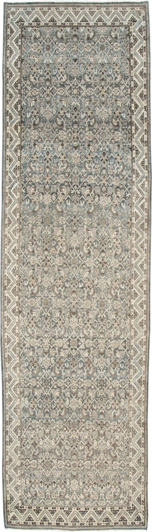 Vintage Persian Malayer Runner, No.28802 - Galerie Shabab
