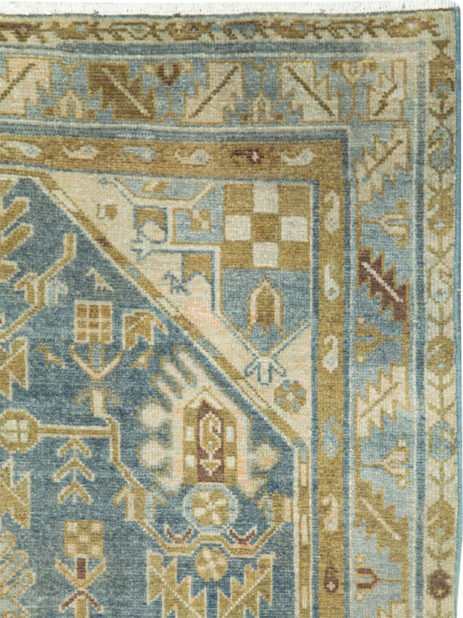 Vintage Persian Malayer Accent Rug, No.28804 - Galerie Shabab