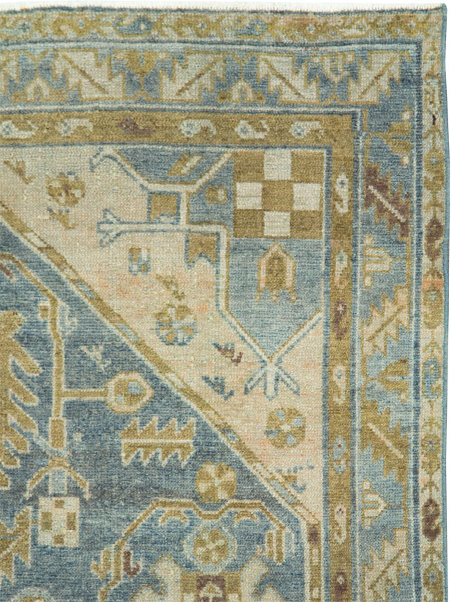 Vintage Persian Malayer Accent Rug, No.28804 - Galerie Shabab