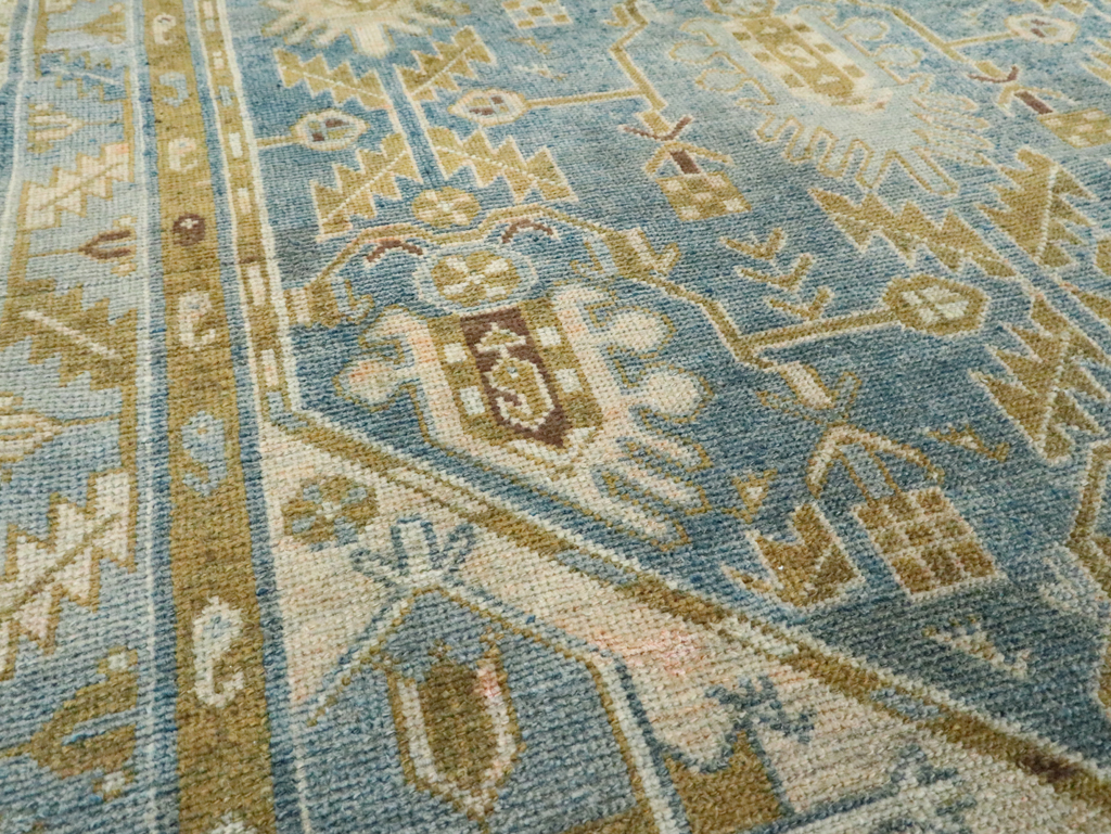 Vintage Persian Malayer Accent Rug, No.28804 - Galerie Shabab