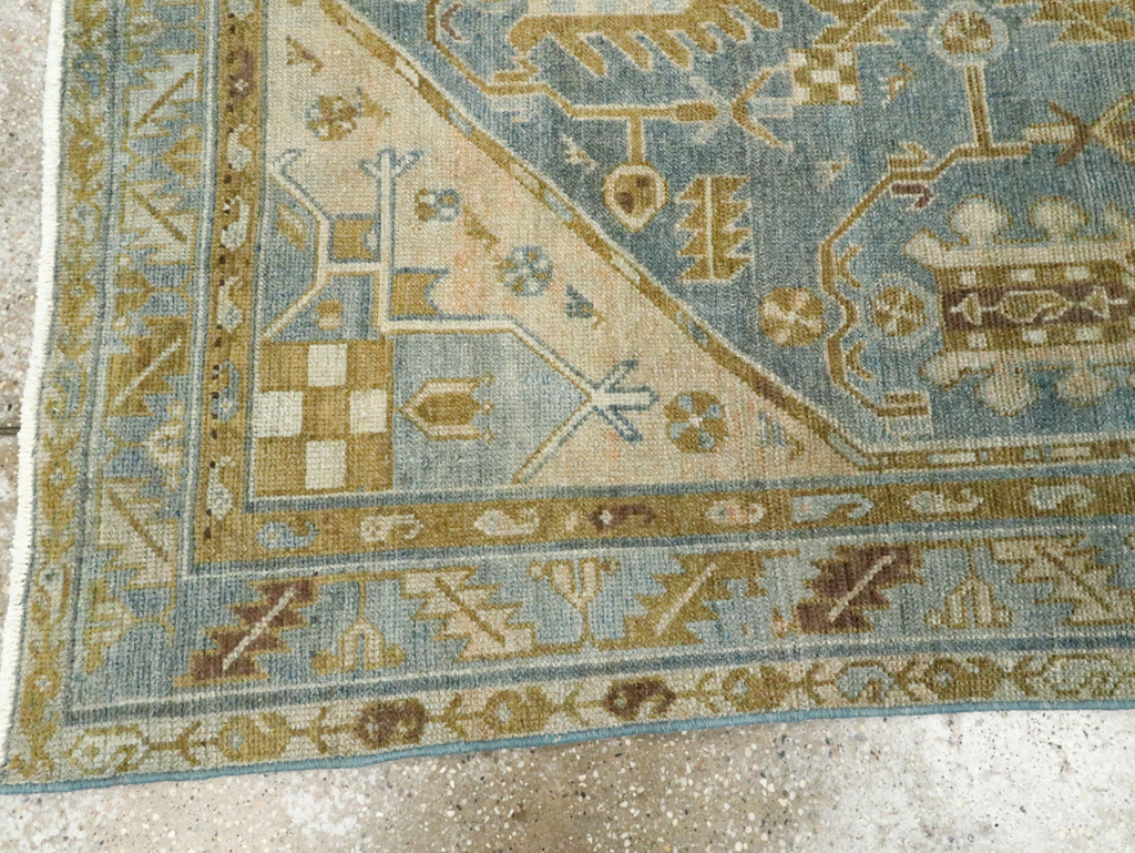 Vintage Persian Malayer Accent Rug, No.28804 - Galerie Shabab