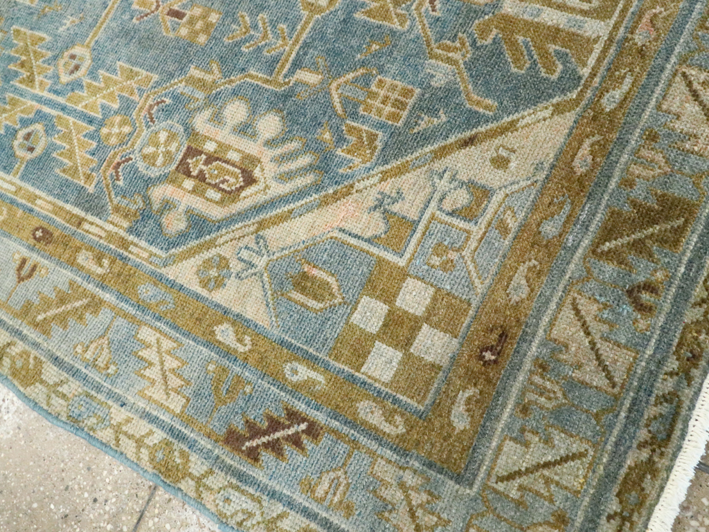 Vintage Persian Malayer Accent Rug, No.28804 - Galerie Shabab