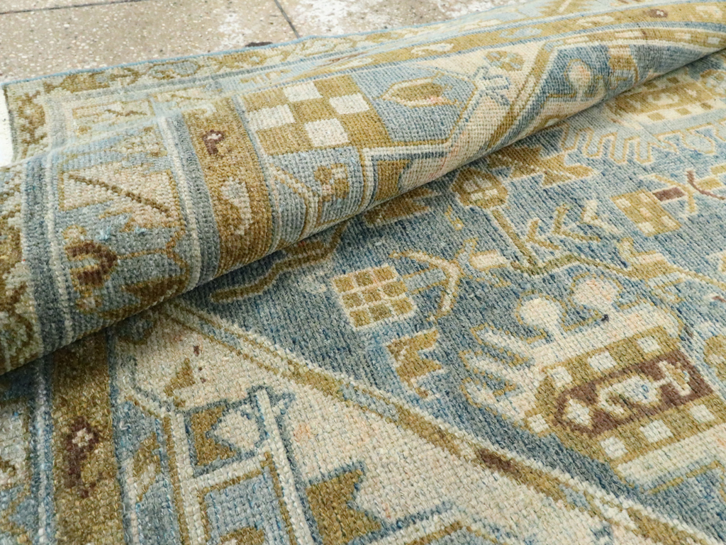 Vintage Persian Malayer Accent Rug, No.28804 - Galerie Shabab
