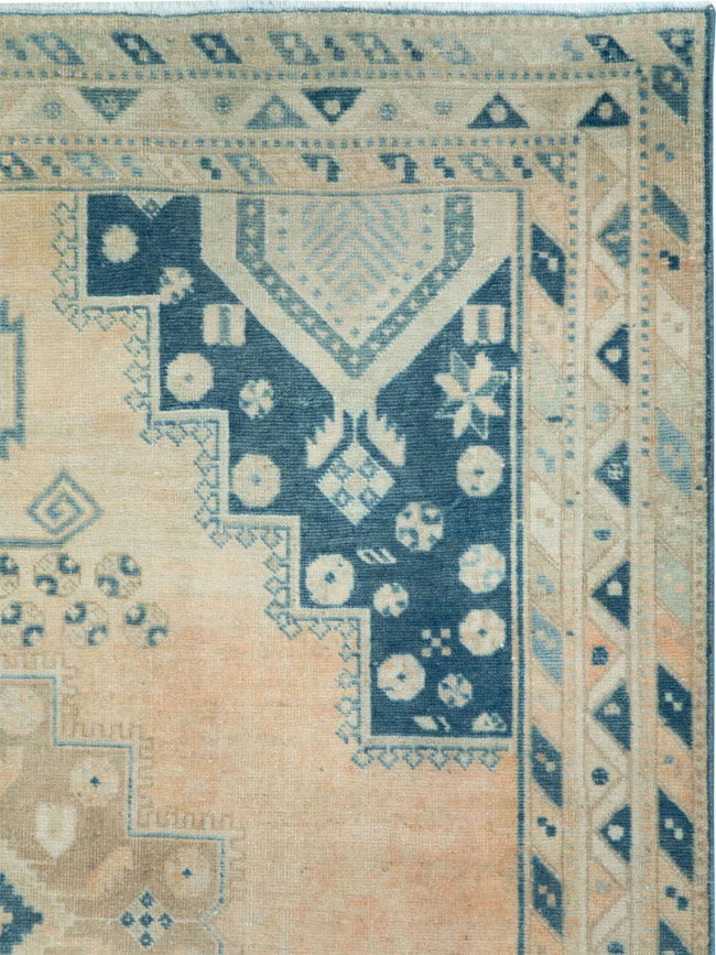 Vintage Persian Afshar Accent Rug, No.28806 - Galerie Shabab