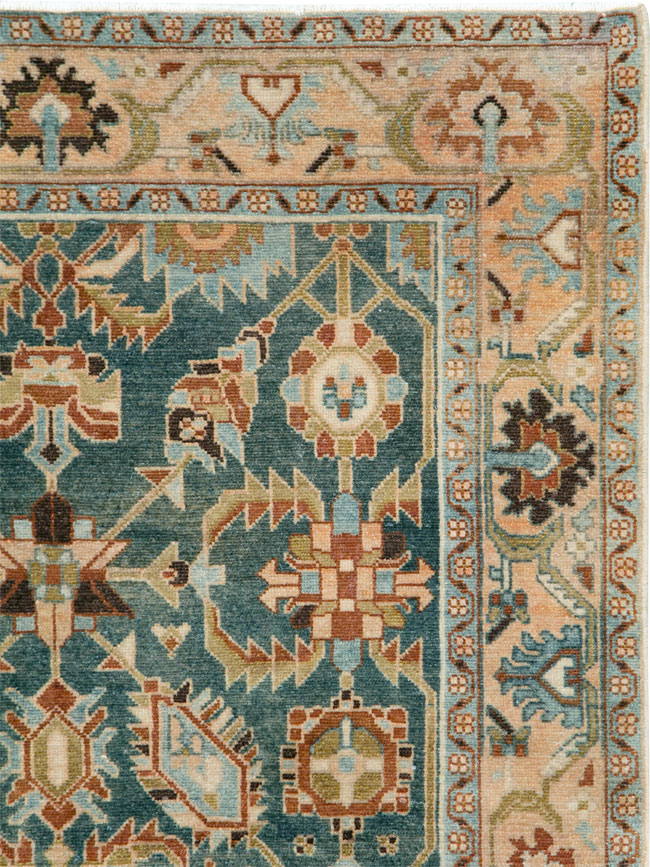 Vintage Persian Malayer Accent Rug, No.28807 - Galerie Shabab