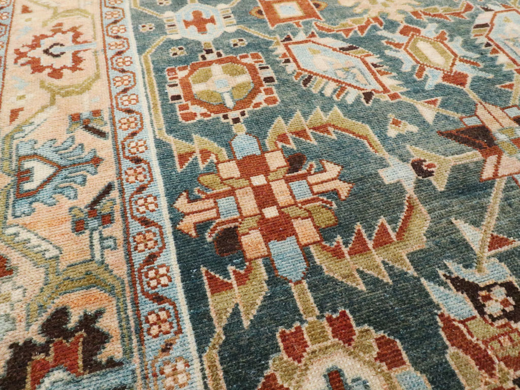 Vintage Persian Malayer Accent Rug, No.28807 - Galerie Shabab