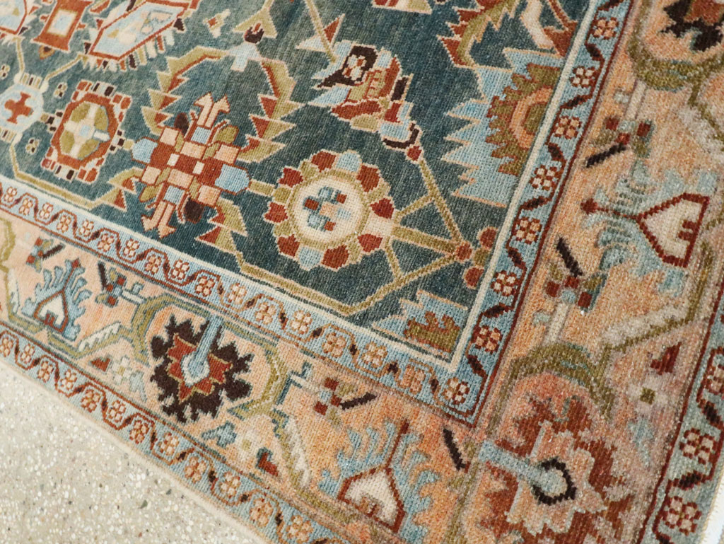 Vintage Persian Malayer Accent Rug, No.28807 - Galerie Shabab