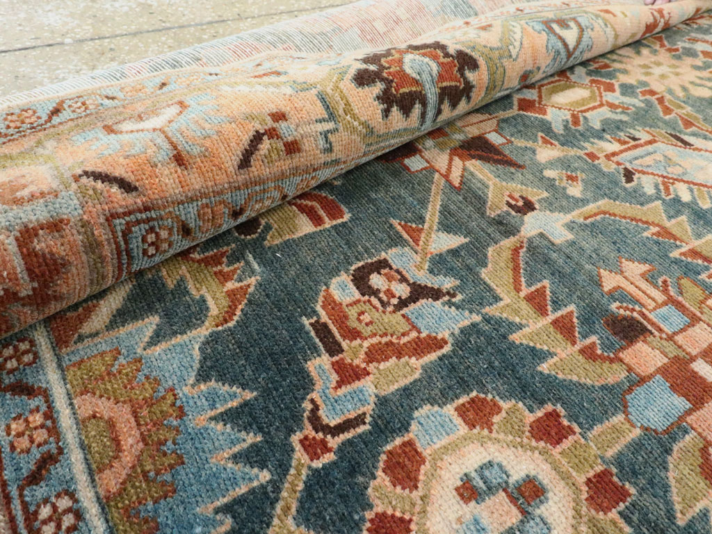Vintage Persian Malayer Accent Rug, No.28807 - Galerie Shabab