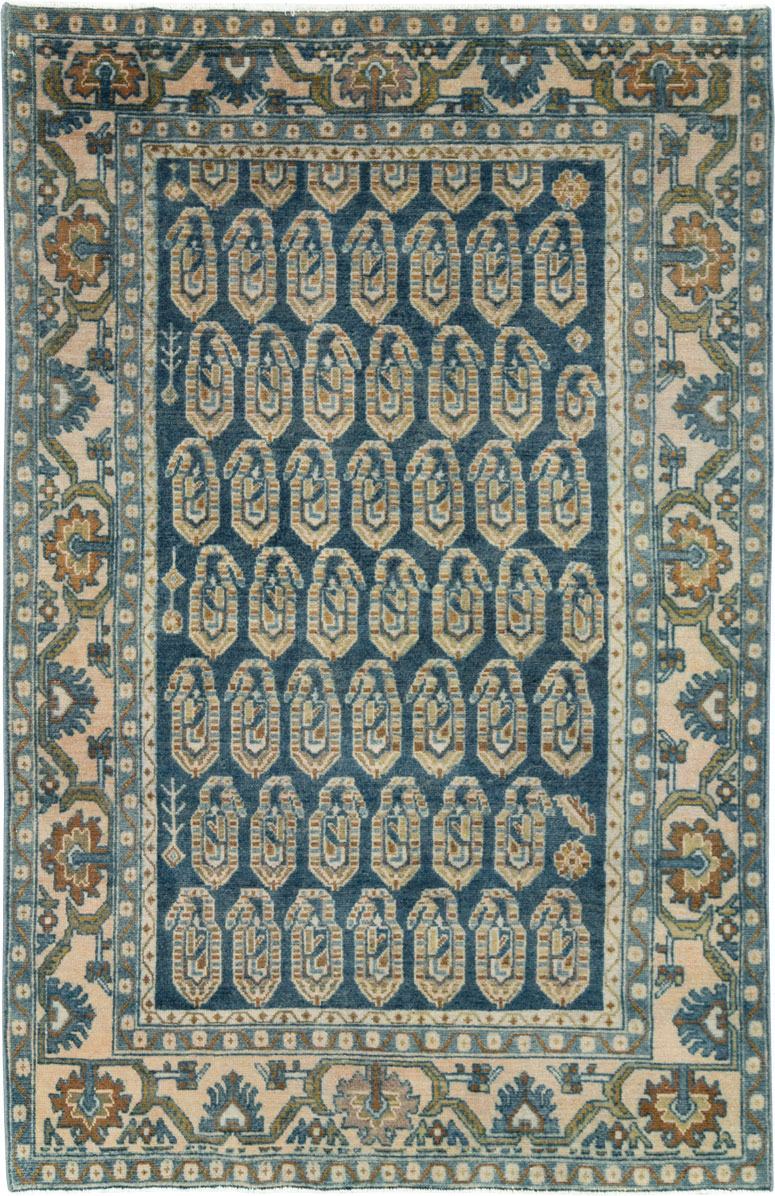 Vintage Persian Malayer Accent Rug, No.28808 - Galerie Shabab