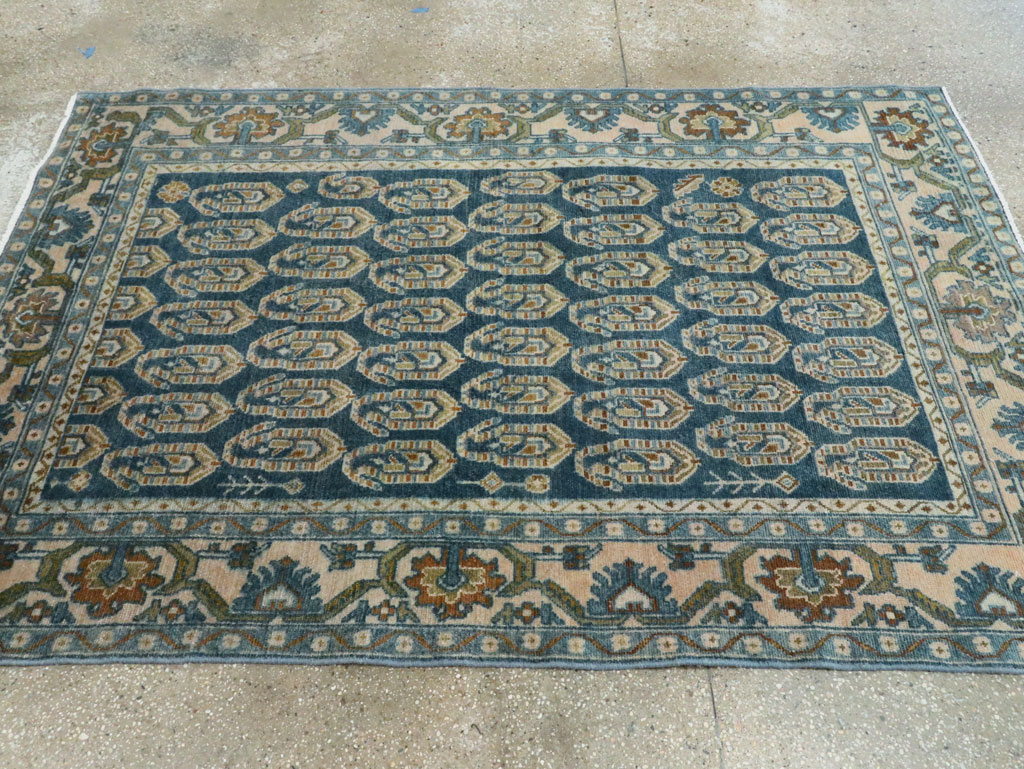 Vintage Persian Malayer Accent Rug, No.28808 - Galerie Shabab