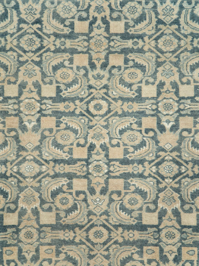 Vintage Persian Malayer Gallery Rug, No.28810 - Galerie Shabab