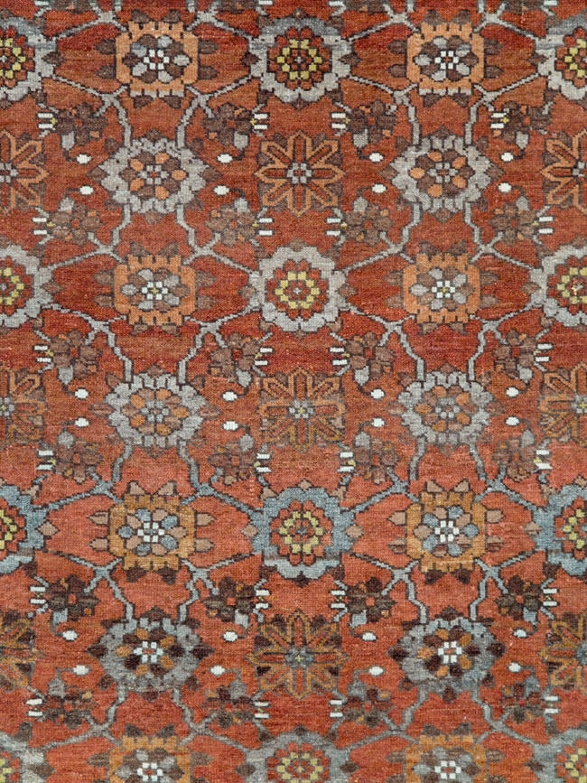 Vintage Persian Malayer Gallery Rug, No.28811 - Galerie Shabab
