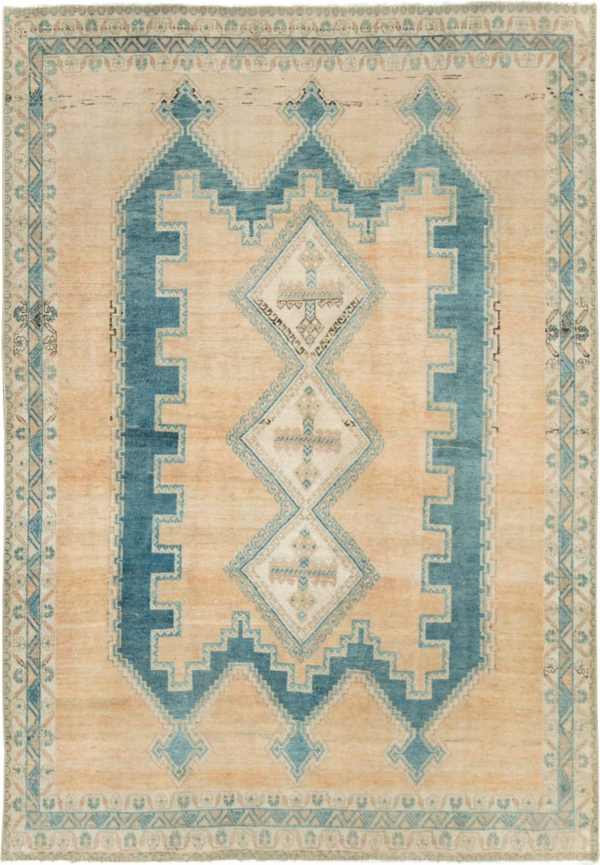 Vintage Persian Afshar Accent Rug, No.28812 - Galerie Shabab