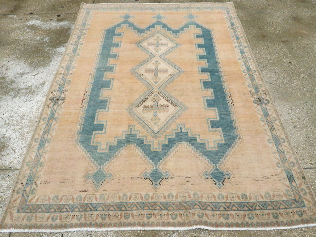 Vintage Persian Afshar Accent Rug, No.28812 - Galerie Shabab